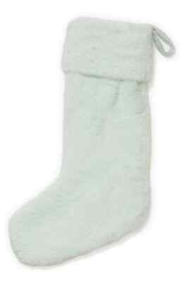 make merry 284106 Snuggle Faux Fur Stocking In Blue Flow