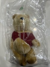 STEIFF Winnie the Pooh DISNEY 651755 Brass Button Mohair New in Original Bag