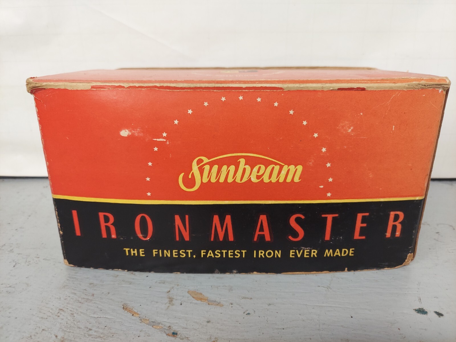 Vintage Sunbeam Ironmaster Model A-9 1950's Original Box - Tested & Works