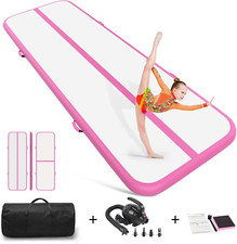 Inflatable Air Gymnastics Tumbling Mat with Electric Pump for Home  Outdoor