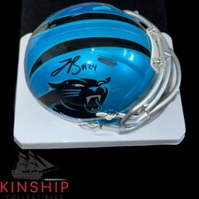 Jonathon Brooks signed Carolina Panthers Mini Helmet JSA COA Football Auto F87