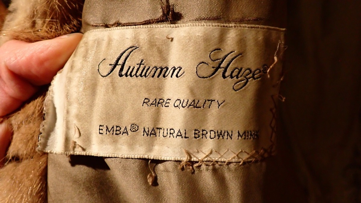 【EMBA】エンバ Autumn Haze Mink ファーショール ナチュラル Vintage 1950s Autumn Haze EMBA Natural Brown Mink Stole Vintage
