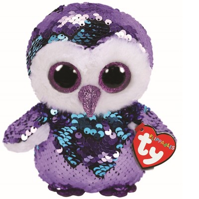 Ty Beanie Babies Flippables Medium Pinky The Flamingo Sequin Other Beanies