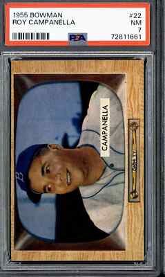 【新品】maktub レコード Campanella 1955 Bowman #22 Roy Campanella - PSA 7 | eBay
