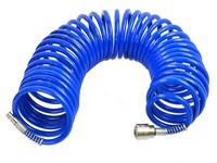 Druckluft Spiralschlauch PU Druckluftschlauch Schlauch Kompressor 6,5X10Mm X 15M