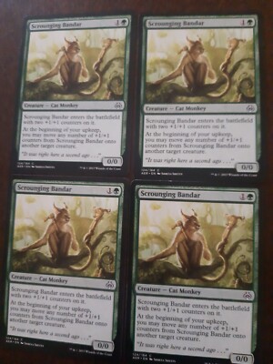 MTG 4 x Scrounging Bandar - Aether Revolt