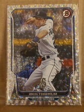 2014 Nick Franklin Silver Ice Foil Refractor BOWMAN 