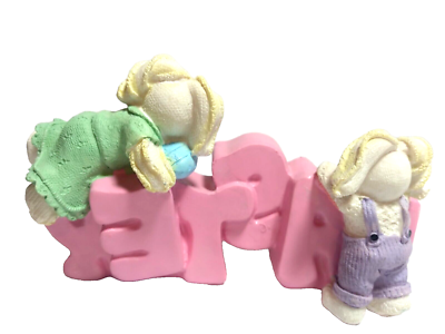Vintage Easter Holiday Spell Out EASTER Bunny Rabbits by Yardworks