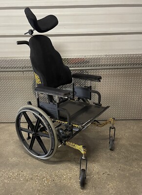 Quickie IRIS Tilt-In-Space Manual Wheelchair 20'' x 20'' Seat and Jay J3 Seat Back