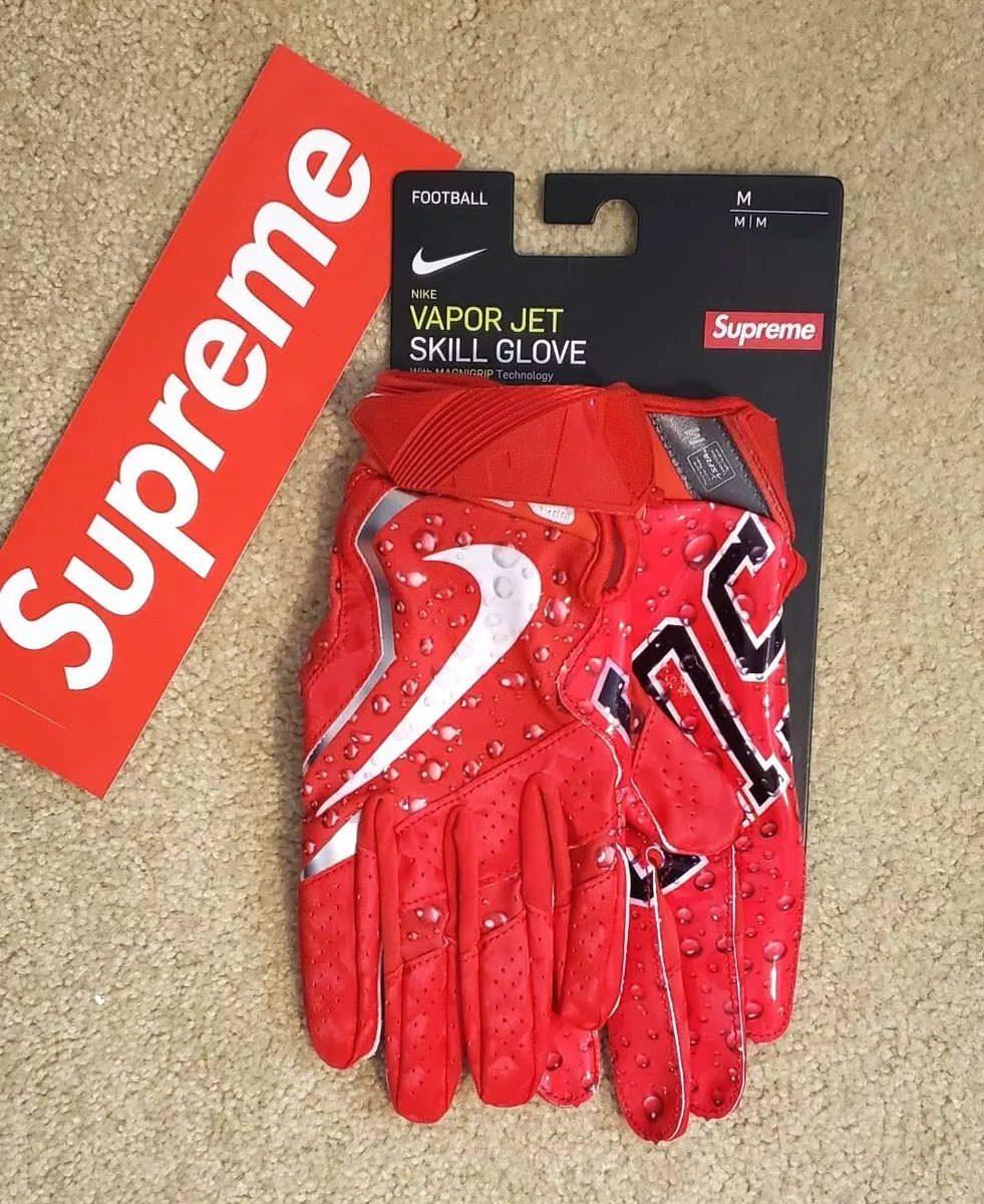 Supreme, Accessories, Supreme Nike Vapor Jet 4 Football Gloves