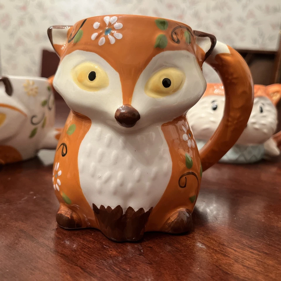 Atención amantes de los animales ¡CÓMPRALO AHORA! Lote de seis tazas de café/té de animales súper lindas Foto 4 de 4