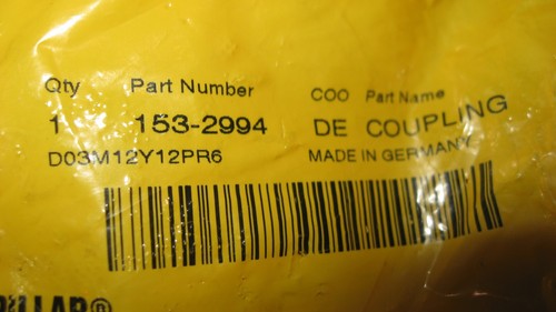 Caterpillar 153-2994 1532994 Kupplung Neu NOS