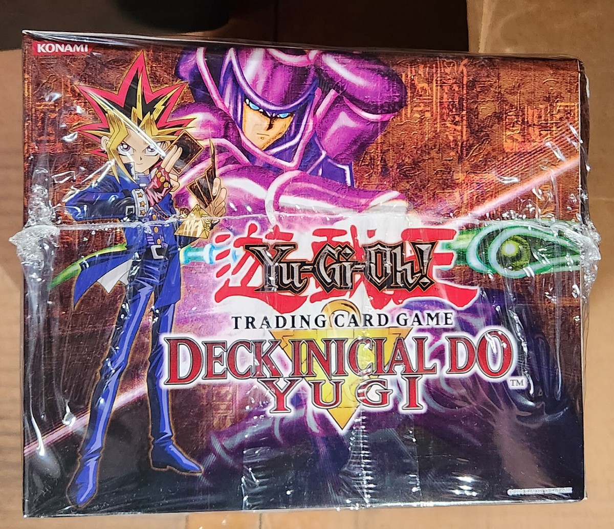 YUGIOH 1ST EDITION PORTUGUESE YUGI + KAIBA STARTER DECK BOX