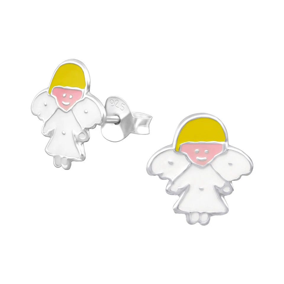 Ohrstecker mit Engel Ohrringe aus 925 Sterling Silber - Bild 1 von 1