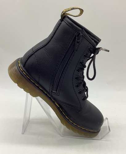 Dr. Martens Toddler Black Air Wair Leather Boots Sz. 11 (1460J) New W/Defects - Picture 6 of 18