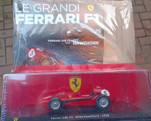 Maquette Ferrari 246 F1 Dino 1958 échelle 1/18 – Mike Hawthorn – Grand Prix Du Maroc