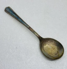 Antique 1940s Wm Rogers Mfg. Co. Original Rogers Soup Spoon 7” Silverplated 29