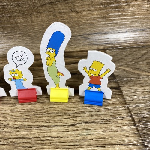 Simpsons LOSER TAKES ALL - 6 Character Pawns - GAME REPLACEMENT PIECE - 2001 - Picture 4 of 5