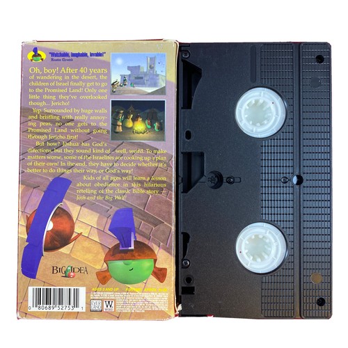 3 Big Idea VeggieTales VHS Green Tapes - Picture 7 of 8