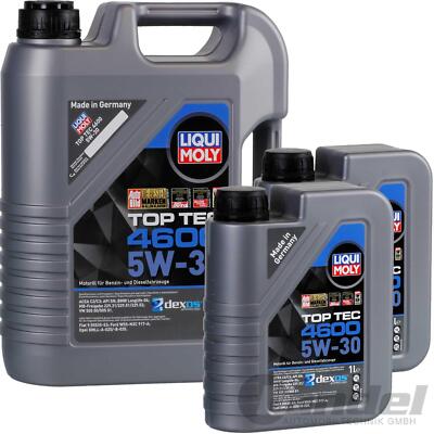 7L LIQUI MOLY MOTORÖL TOP TEC 4600 5W-30 passend für BMW LL-04 dexos2 229.52 505