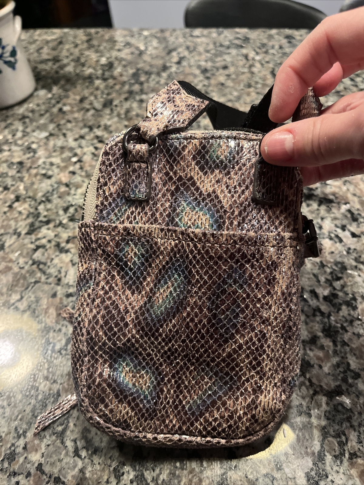 Aimee Kestenberg Metallic Python Leather All in O… - image 3