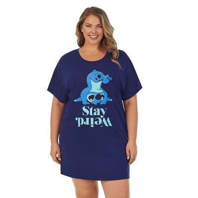 $38 Disney Lilo and Stitch Womens Sleep Shirt Pajama Nightgown