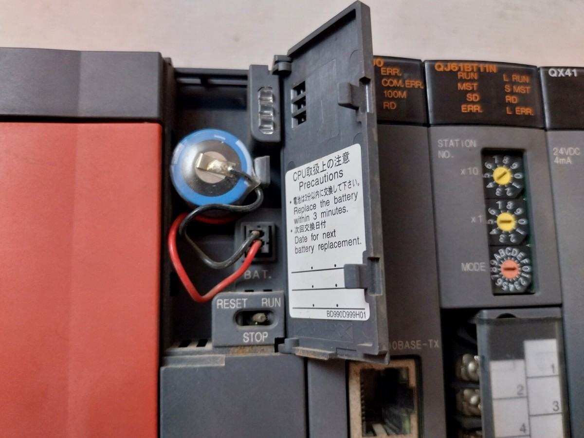 Mitsubishi Q00JCPU, QJ71E71-100, QJ61BT11N, QX41 Power Mitsubishi Q00JCPU, QJ71E71-100, QJ61BT11N, QX41 Power
