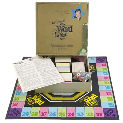 Tony Randall's WORD QUEST Game - Complete - ORIGINAL 1984 EDITION