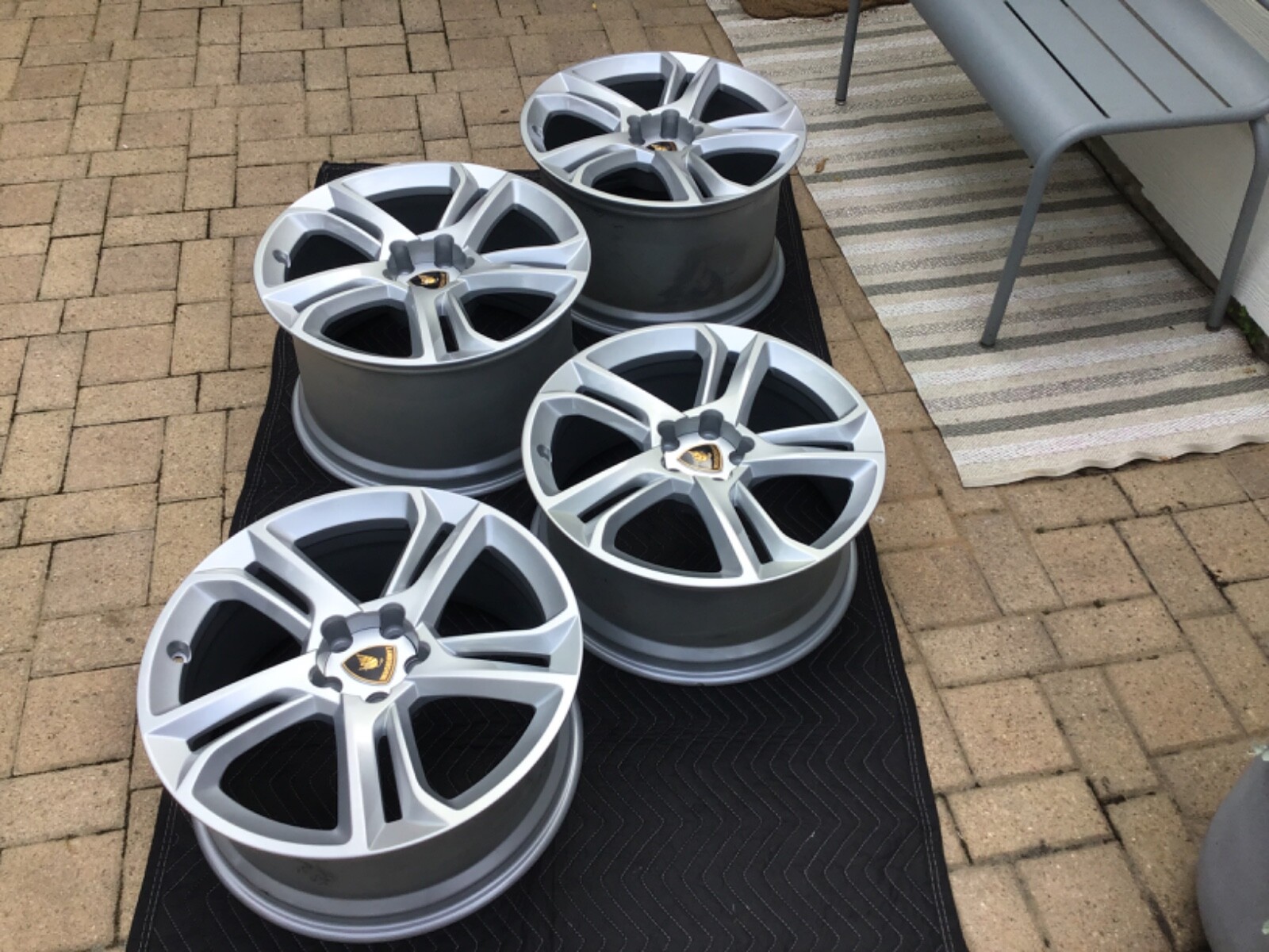 LAMBORGHINI GALLARDO APOLLO WHEEL WHEEL SET IN SILVER