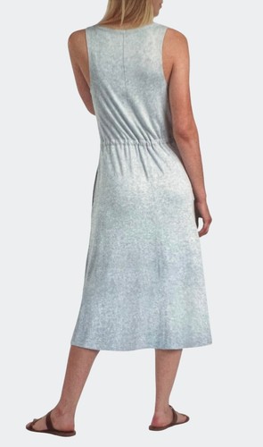 The Limited olivgrünes ärmelloses Midikleid mit Kordelzug Taille Medium - Bild 13 von 13