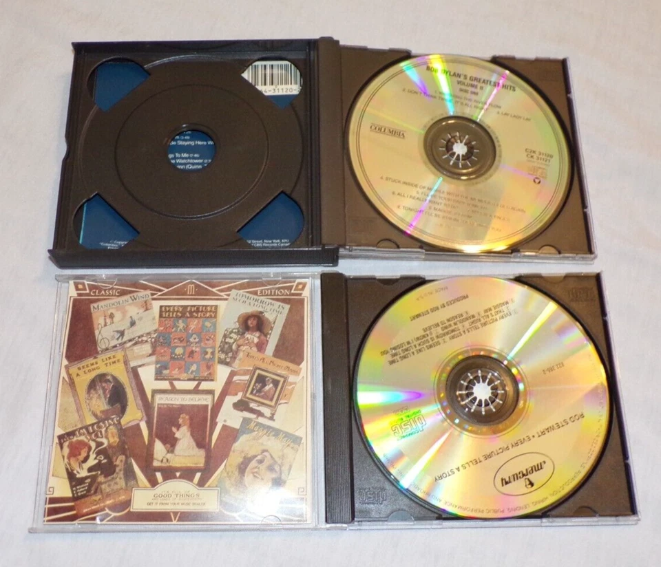 Lot 7 Rock Music CDs Smokey Robinson & The Miracles Bob Dylan Roy Orbison Motown Foto 4 de 4