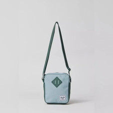 Herschel Supply Co Heritage Crossbody Bag Slate  Dark Forest Sling Travel NEW