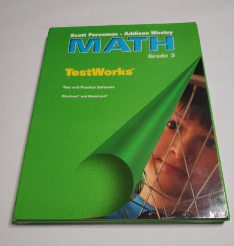 Testworks Math Grade 3 Test And Practice Software CD-ROM/Book Windows/Mac - Picture 1 of 9