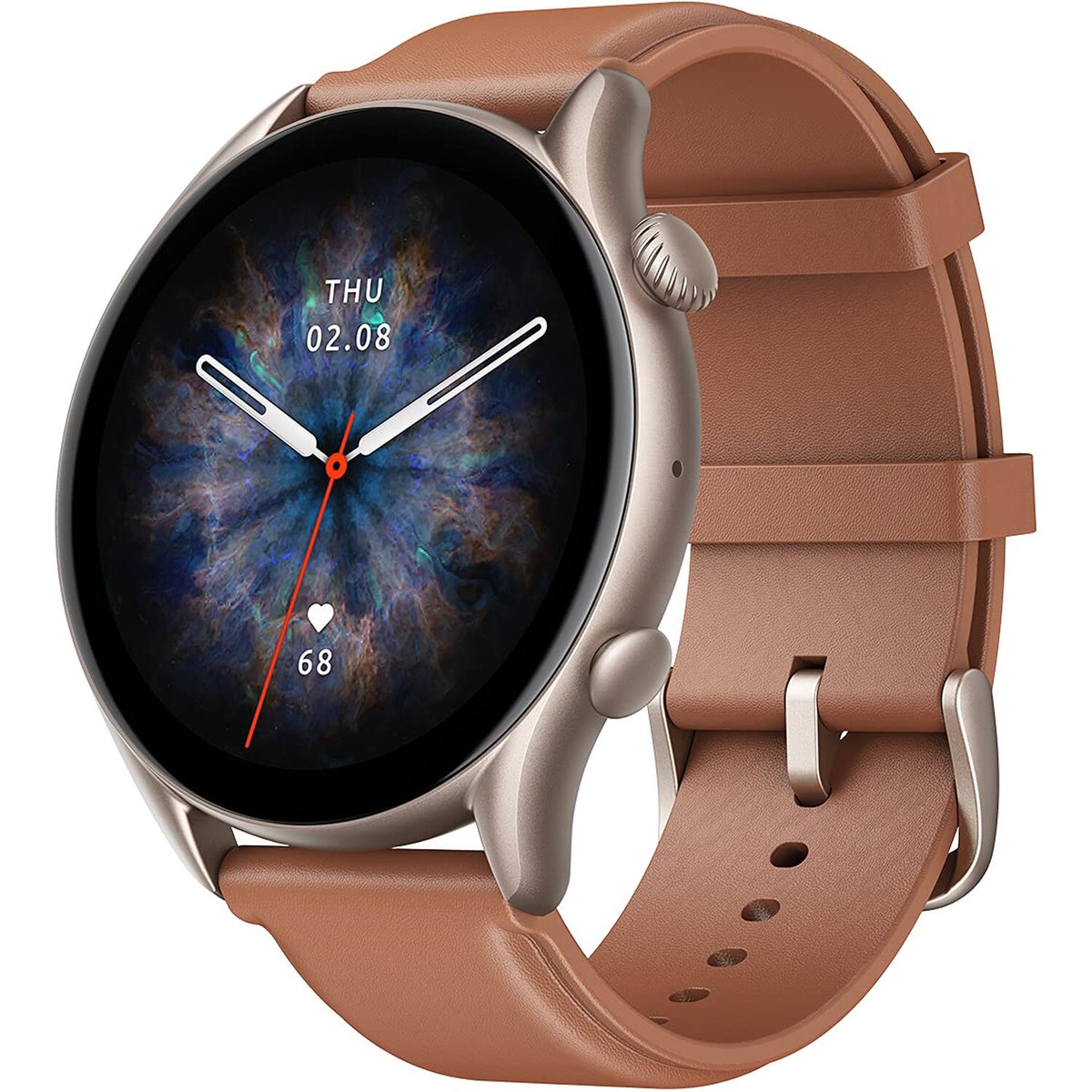 Amazfit GTR 3 Pro ブラウンレザー アマズフィット Amazfit GTR 3 Pro Bluetooth Brown Leather Smartwatch NEW | eBay