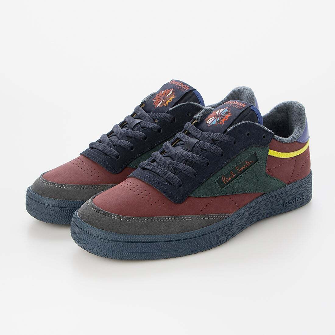 Reebok x Paul Smith Club C 85 Vintage Bordeaux Khaki R00042 Reebok x Paul Smith Club C 85 Vintage Bordeaux Khaki R00042