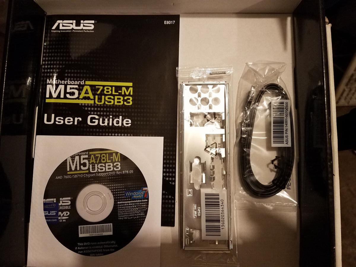 ASUS M5A78L-M/USB3 Socket AM3+ USB3.0 SATA3 AMD 760G uATX HDMI