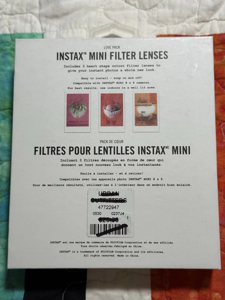 Instax Mini Filter Color Lenses Polaroid Urban outfitters Camera Lens Love Pack - Image 2 of 2