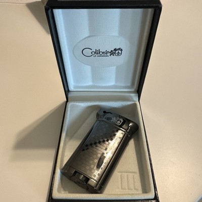 COLIBRI - Authentic Vintage Butane Pocket Lighter with BOX.  PTR 8800 cigar 