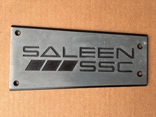 Nos 1989 Ford Mustang Saleen Ssc Upper Intake Manifold Plaque Emblem - Wow