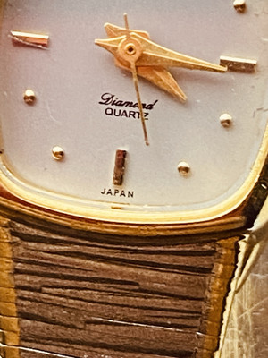 ELGIN 腕時計 Vintage PERFECT Elgin Diamand Women's Quartz Watch Gold Plated