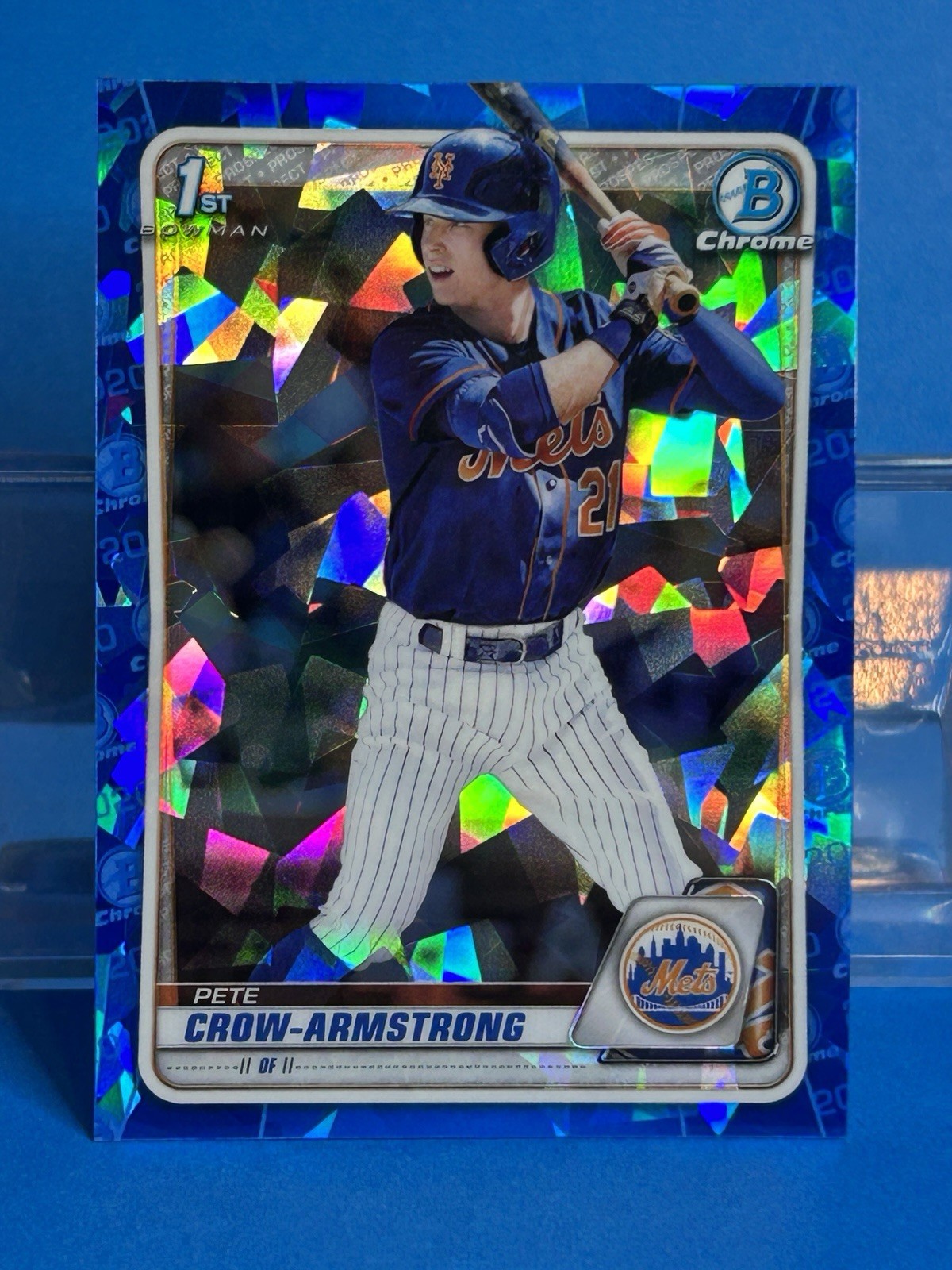 2020 Bowman Chrome Sapphire #BD-72 Pete Crow-Armstrong