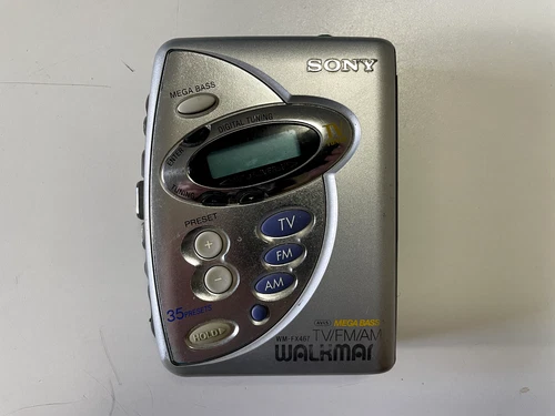 Vintage Sony Walkman WM-FX467 TV/FM/AM Cassette Player