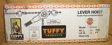 Tuffy 1.5 Ton x 10 ft Lever Chain Hoist TUF-LH150-10 Double Pawls & Ratchet Syst