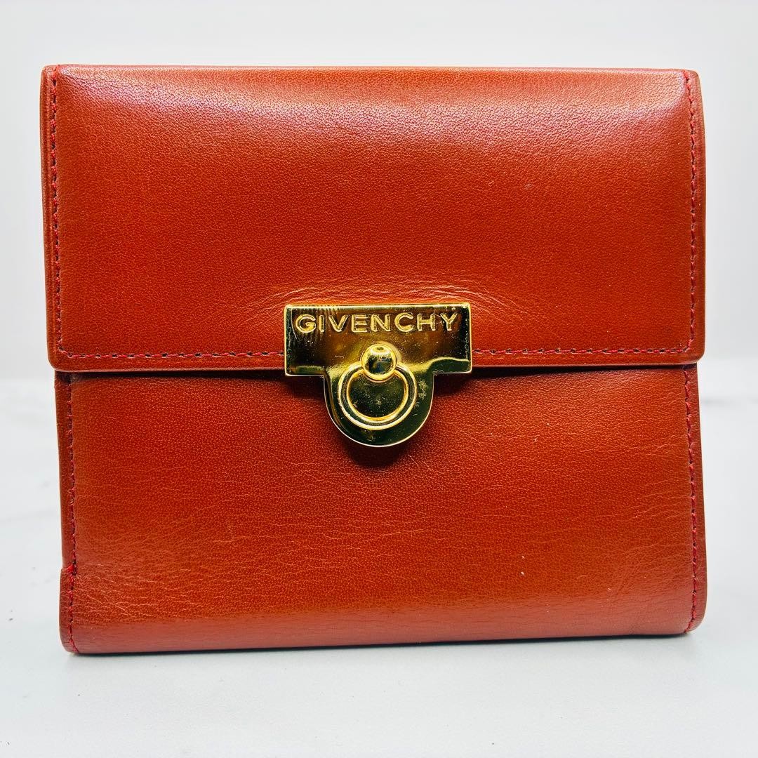 Givenchy Women Accessory Bifold Wallet Leather Brown Limited Edition VHTF Design
