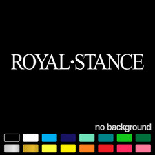 Royal Stance Premium Car Decal Trucks Window Life Vinyl Sticker Lowered Race