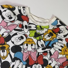 Disney Mickey  Friends All Over Print Graphic Sweatshirt Juniors XL Women's S/M