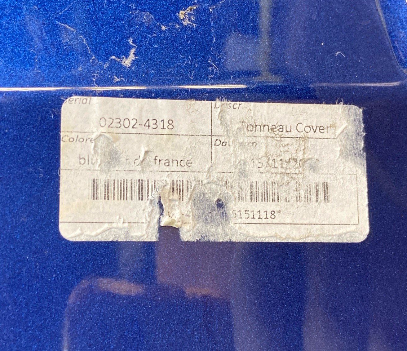 2018-2020 Ferrari Portofino Tonneau Cover Lid Top Blue 70 OEM *NOTE*