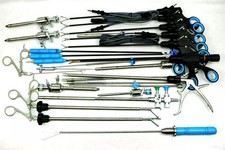 Laparoscopy Inst. Set 5mm x 330mm Set of 25 pcs Autoclavable ADDLER
