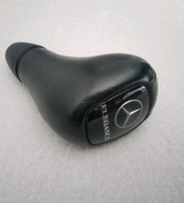 Mercedes W202 W203 W208 W210 W211 Schaltknauf Wahlhebel Leder Schwarz Elegance