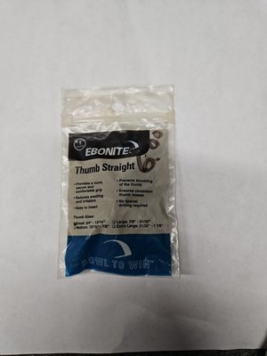 Ebonite Thumb Straight Size Small 3/4-13/16 Bowling Accessory